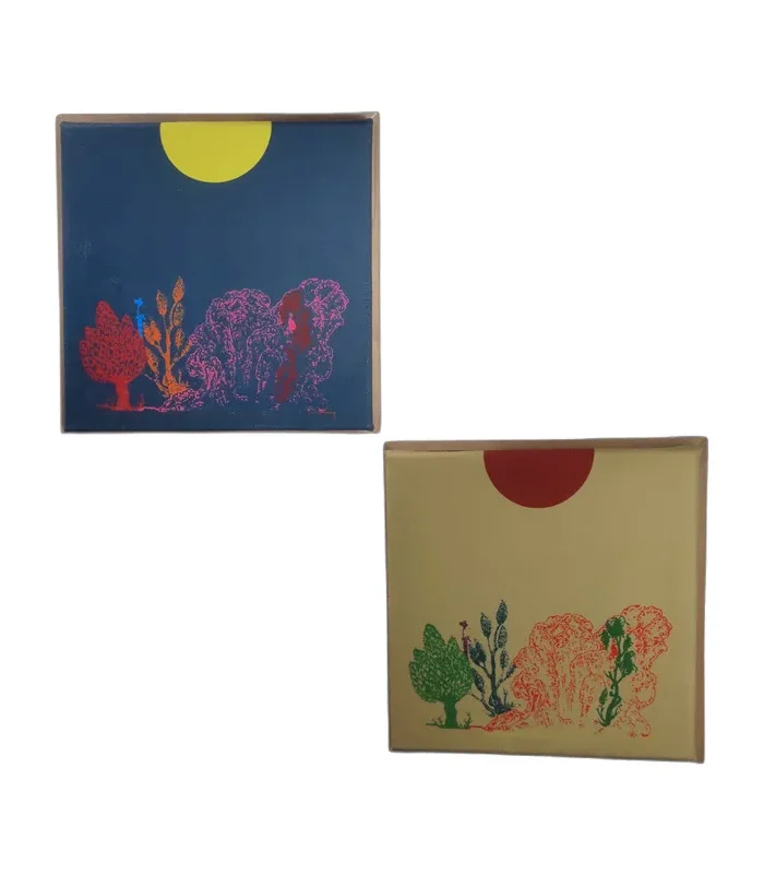 صخره، درخت، پرنده لینو